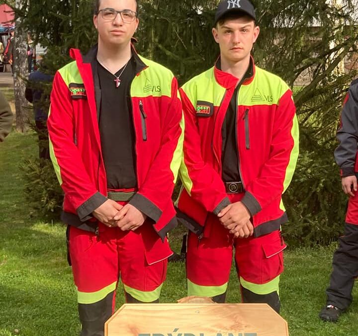 Mistrovství České republiky v práci s motorovou pilou pro žáky lesnických škol „Dřevorubec junior 2023“