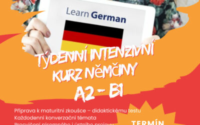 Intenzivní kurz němčiny – 29.7. – 2.8. 2024